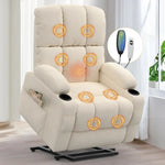 SC Ainley Power Lift Rise and Recline Chair with Massage & Heat for the Elderly