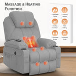 SC STANEL Power Lift Recliner & Riser Chair with Massage & Heat for Elderly