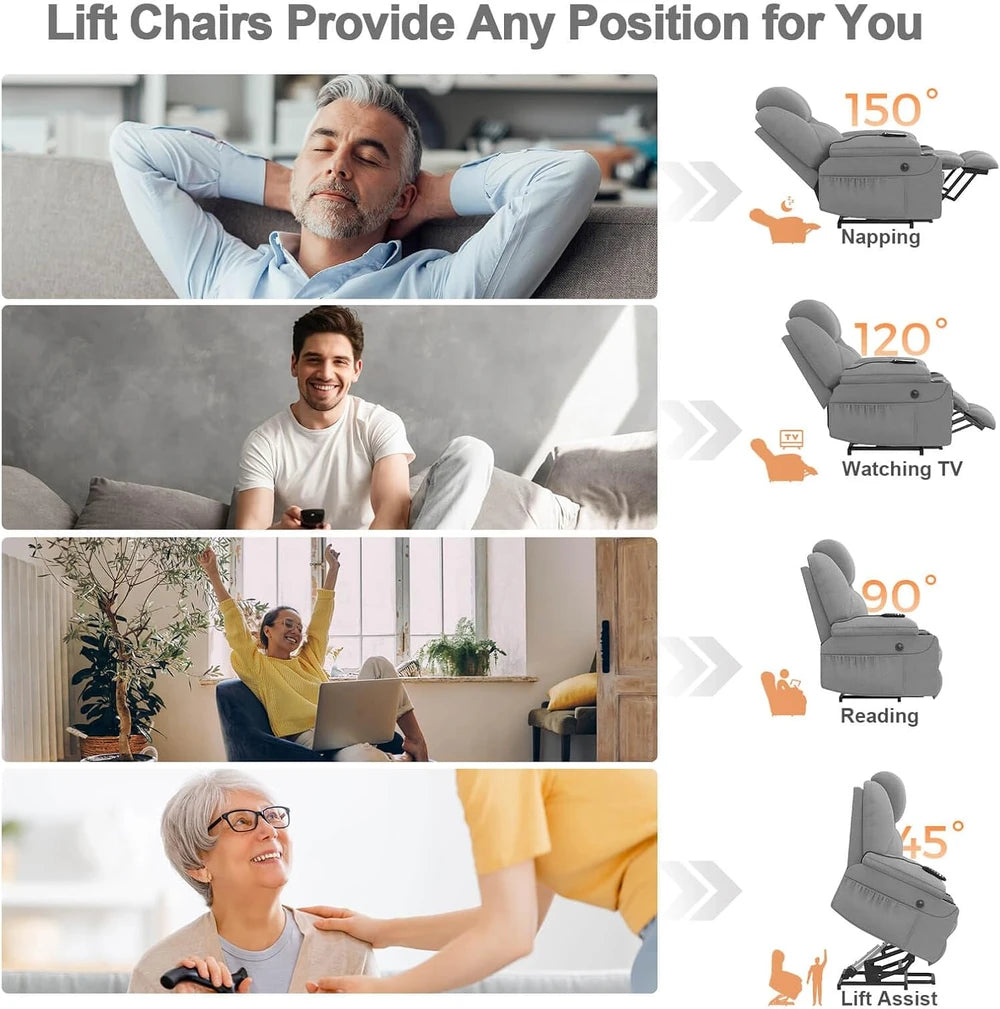 SC STANEL Power Lift Recliner Armchair For Older People