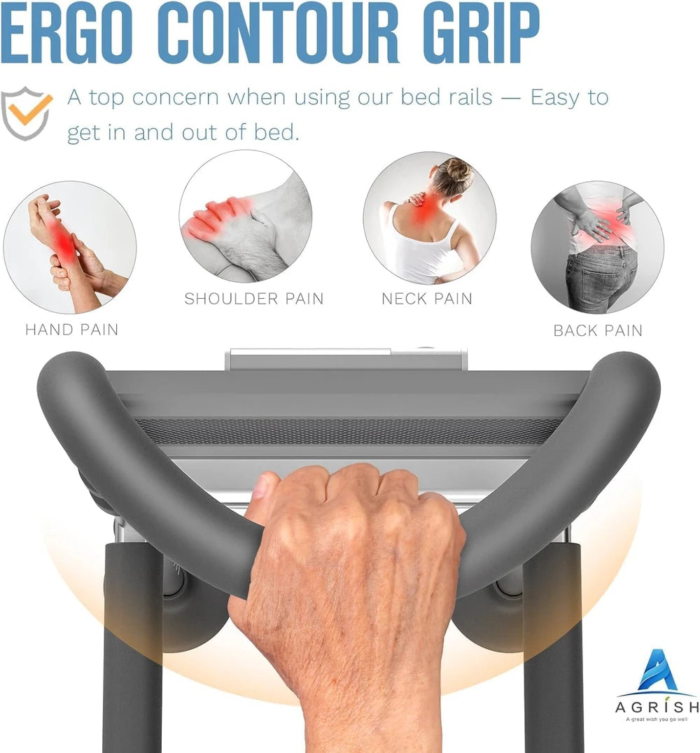 SeniorComfy AGR Heavy-Duty Bed Assist Rail For Seniors, Elderly