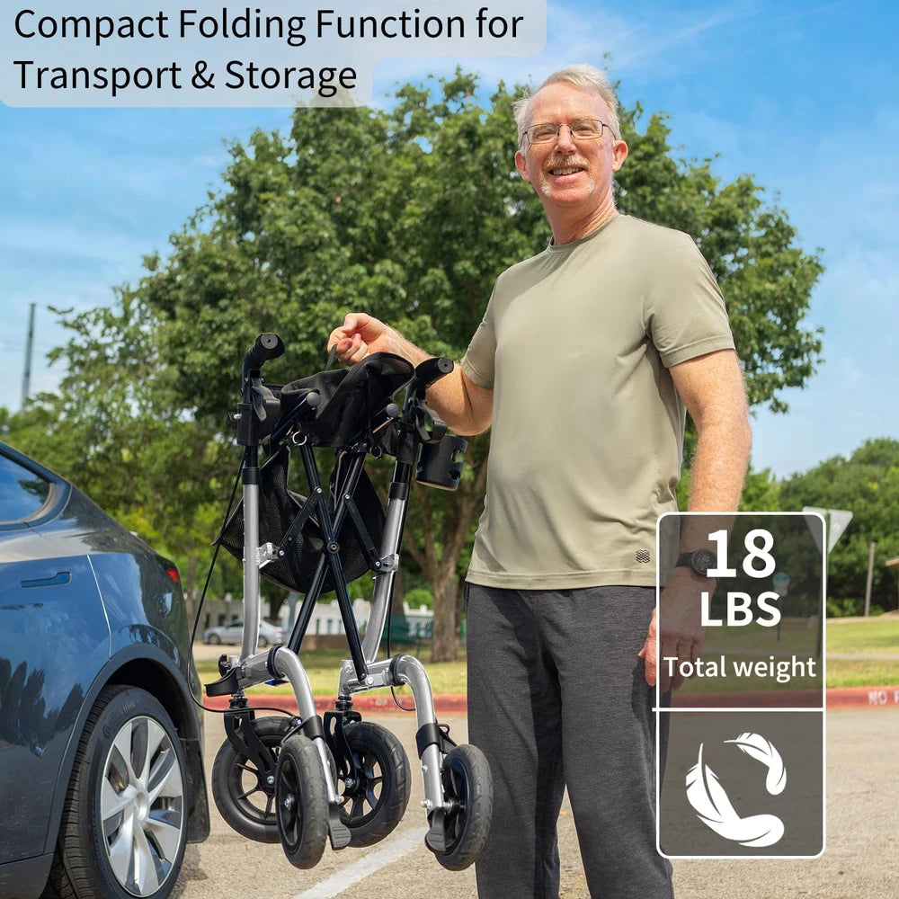 SeniorComfy Hemni All-Terrain Rollator Walker