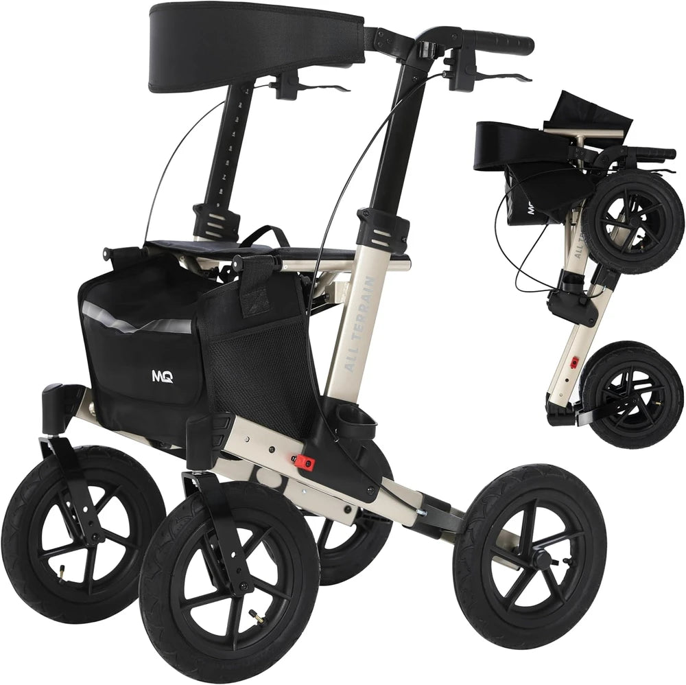 MQ All Terrain Rollator Walker For Seniors, Elderly