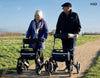 MQ All Terrain Rollator Walker For Seniors, Elderly