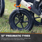 MQ All Terrain Rollator Walker For Seniors, Elderly