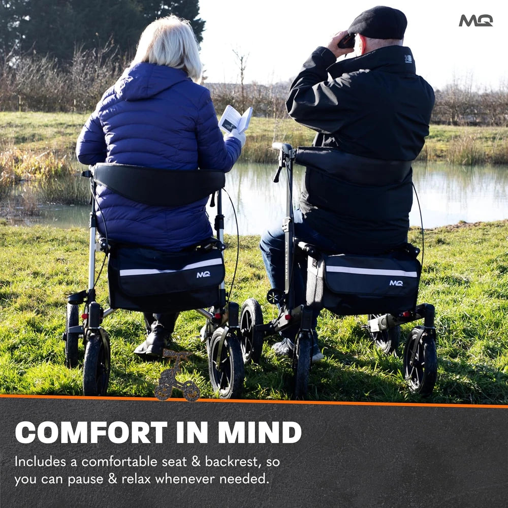 MQ All Terrain Rollator Walker For Seniors, Elderly