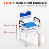 SeniorComfy VEV 360 degree Swivel Adjustable Shower Chair For Seniors, Elderly, Disabled, Injured - 400LBS Capacity