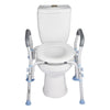 SeniorComfy VEV Adjustable Raised Toilet Seat with Arms with 300 lbs Load Capacity For Seniors, Elderly, Handicap, Disabled