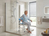 SeniorComfy VEV 360 degree Swivel Adjustable Shower Chair For Seniors, Elderly, Disabled, Injured - 400LBS Capacity