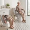 SeniorComfy VEV Freestanding Adjustable Raised Toilet Seat with frame for Seniors, Elderly and Post Hip & Knee Surgery Recovery