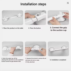 SeniorComfy Suction Grab Rail Bars