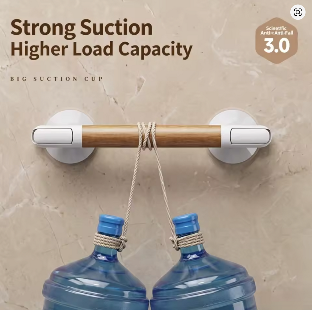 SeniorComfy Suction Grab Rail Bars