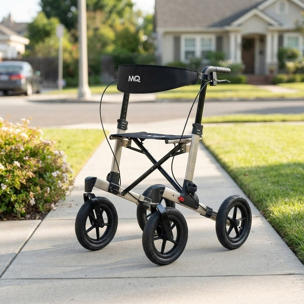 MQ All Terrain Rollator Walker For Seniors, Elderly