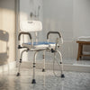 SeniorComfy VEV 360 degree Swivel Adjustable Shower Chair For Seniors, Elderly, Disabled, Injured - 400LBS Capacity