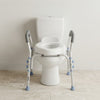 SeniorComfy VEV Adjustable Raised Toilet Seat with Arms with 300 lbs Load Capacity For Seniors, Elderly, Handicap, Disabled