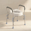 SeniorComfy VEV Adjustable Raised Toilet Seat with Arms with 300 lbs Load Capacity For Seniors, Elderly, Handicap, Disabled