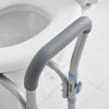 SeniorComfy VEV Adjustable Raised Toilet Seat with Arms with 300 lbs Load Capacity For Seniors, Elderly, Handicap, Disabled