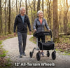 SeniorComfy Hemni All-Terrain Rollator Walker