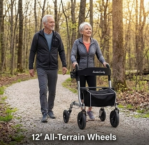 SeniorComfy Hemni All-Terrain Rollator Walker