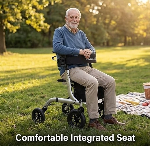 SeniorComfy Hemni All-Terrain Rollator Walker